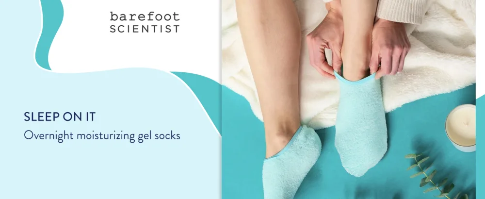 Barefoot Scientist Sleep On It Overnight Moisturizing Gel Socks, Nourish Your Feet Regular - product information 12