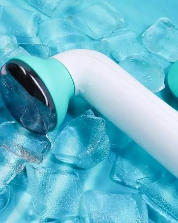 GUGUG Skin Spatula Blackhead Remover, Skin Scrubber Face Spatula with 4 Modes, Cleansing Skincare Tools-White - ice roller for face