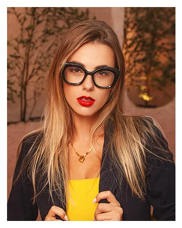 JM 2 Pairs Makeup Reading Glasses Magnifying Flip Down Cosmetic Readers for Women +5.0 Black & Red 5.0 x - 200886