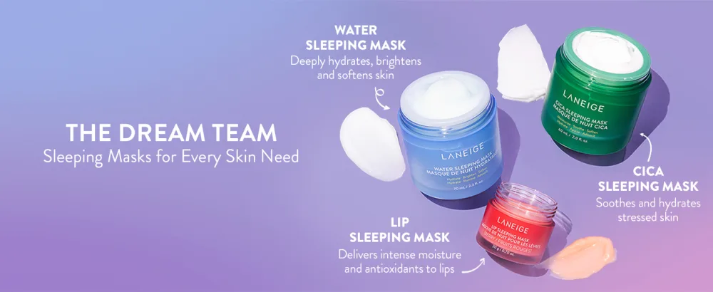 LANEIGE Water Sleeping Mask Midnight to Morning Set - combination