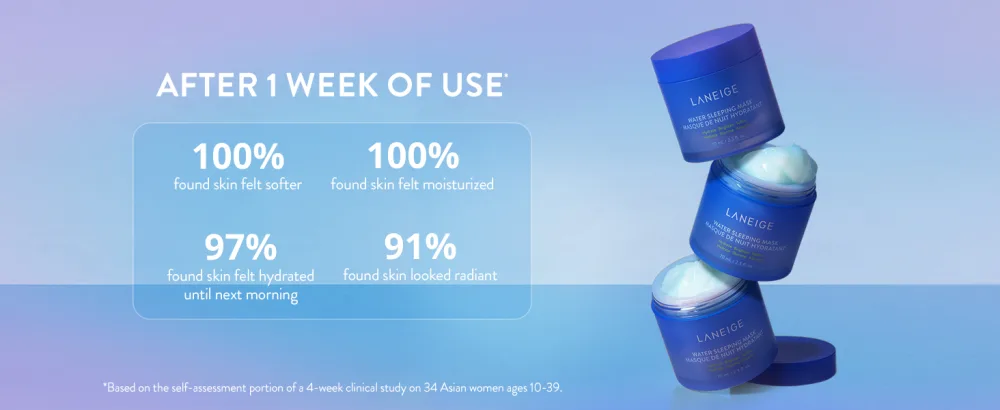 LANEIGE Water Sleeping Mask Midnight to Morning Set - product information 2