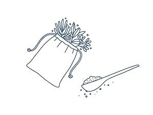 Bath Brew Kit by Ourhands - Make Your own Bath Tea infusions from Eight Natural botanicals and Nourishing Minerals - Perfect gifts