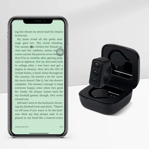 TikTok Remote Control Kindle App Page Turner, Bluetooth Camera Video Recording Remote, TIK Tok Scrolling Ring for iPhone, iPad, iOS, Android - Black - Wireless Page Turner