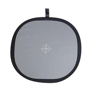 Andoer 24x24 inch Foldable Grey/White Balance Card 18% Grey Reference Reflector Grey Card with Carrying Bag - 18% Gray Reference Reflector