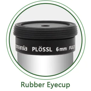 Astromania 1.25" 6mm Plossl Telescope Eyepiece - 4-Element Plossl Design - Threaded for Standard 1.25inch Astronomy Filters - product information 18