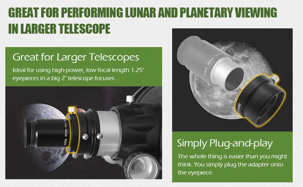 Astromania 2" to 1.25" Telescope Eyepiece Adapter - adapter7