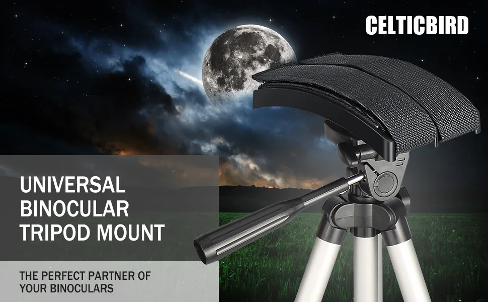 CelticBird Universal Binocular Tripod Mount -1/4-20 - for Stable Connecting Binocular and Tripod - Compatible with Most Tripods - product information 1