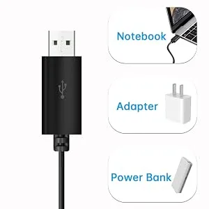Video Conference Lighting, Webcam Lighting for Remote Working, Zoom Lighting for Laptop/Computer, Zoom Calls, Live Streaming, Self Broadcasting, Video Light for Zoom Meeting with Sturdy Clip - product information 8