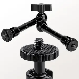 Fomito 11 inch Articulating Magic Arm + Super Clamp for DSLR Rig Camera to LCD Monito, LED Video Light - 11 inch Inch Articulating Magic Arm + Super Clamp 9
