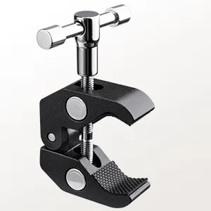 Fomito 11 inch Articulating Magic Arm + Super Clamp for DSLR Rig Camera to LCD Monito, LED Video Light - Super Clamp