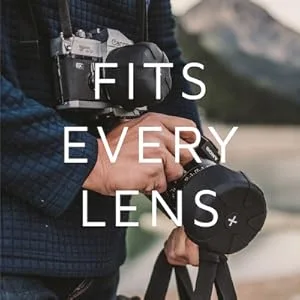 KUVRD Universal Lens Cap 2.0 - Fits 99% DSLR Lenses, Element Proof, Lifetime Coverage, Magnum, Single Lens Cap Single (Magnum) - Lens Cap that fits every Camera Lens