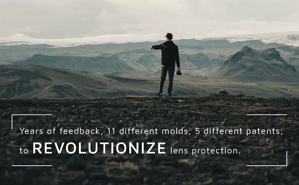 KUVRD Universal Lens Cap 2.0 - Fits 99% DSLR Lenses, Element Proof, Lifetime Coverage, Magnum, Single Lens Cap Single (Magnum) - THE BEST CAMERA LENS CAP