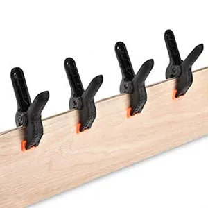 Lidlife 16 Clips Include 8 Heavy Duty Spring Clips, 8 Backdrop Background Clip Holders, Adjustable Elastic Nylon Photo Clips, for Photography and Video Studio Shooting - For Woodworking and Carpentry