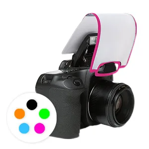 LumiQuest Soft Screen, Flash Diffuser & Light Softener, Universal Classic Design for Digital SLR Cameras, Black - Pick Your Favorite Color