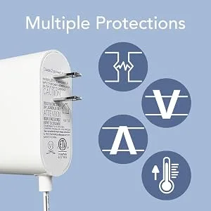 for eufy Baby Monitor (Work for Both Camera Unit and Handheld Screen), VAVA (Only Work for Camera Unit, NOT for Handheld Screen) with USB Ports, 5V 2A - product information 12