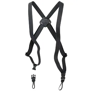 OP/TECH USA Bino/Cam Harness - Self-Adjusting Harness with Quick Disconnects - Elastic Elastic Harness - OP/TECH USA Bino/Cam Harness Elastic