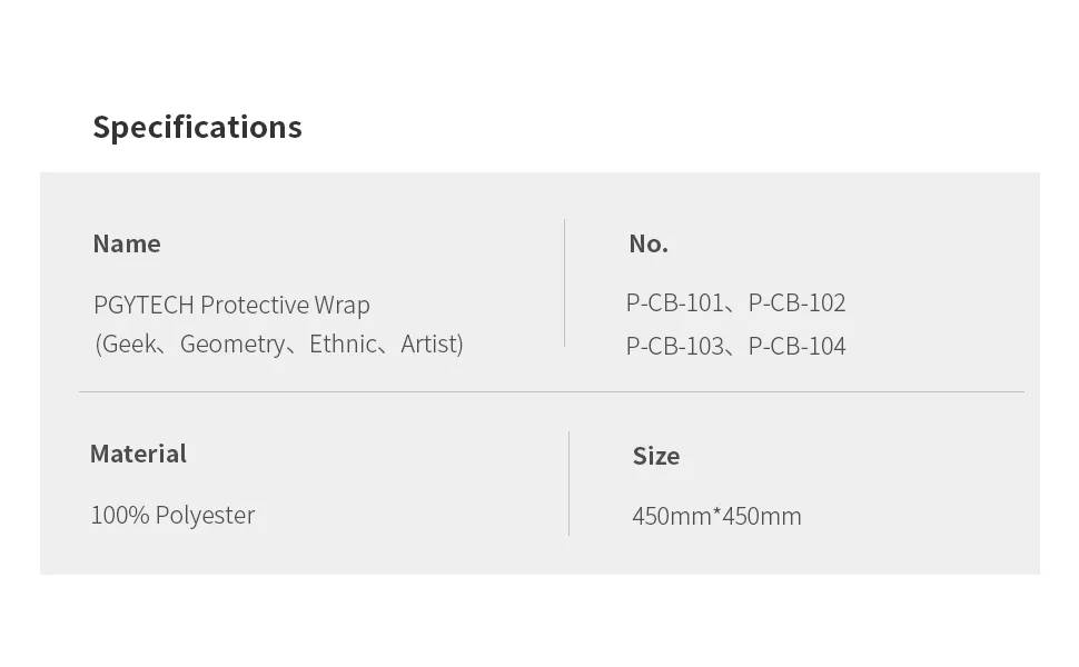 PGYTECH Protective Wrap, Anti-scratch Lens Camera Wrap, Lens protector, Magic Self-Adhesive Cloth Protective Camera Wrapper for DSLR/Camera Lens/Phone/Accessories Geek - product information 6