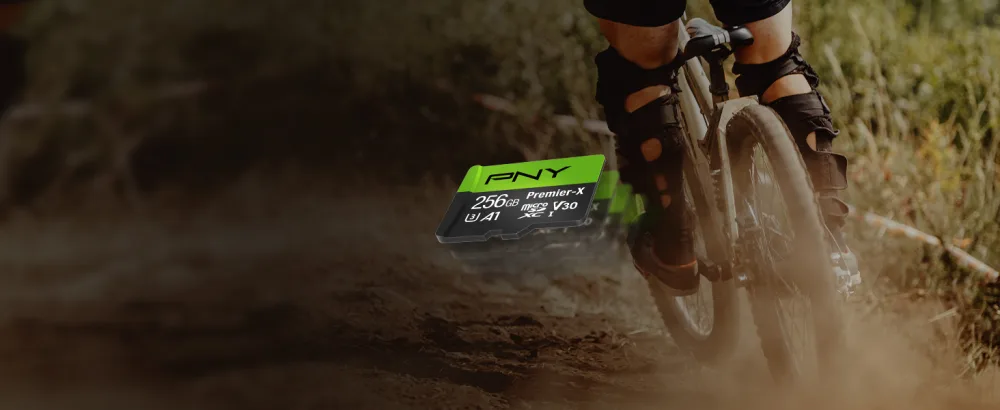 PNY 256GB Premier-X Class 10 U3 V30 microSDXC Flash Memory Card - 100MB/s, Class 10, U3, V30, A1, 4K UHD, Full HD, UHS-I, micro SD 256GB FLASH CARD - Premier-X Class 10 U3 V30 microSD