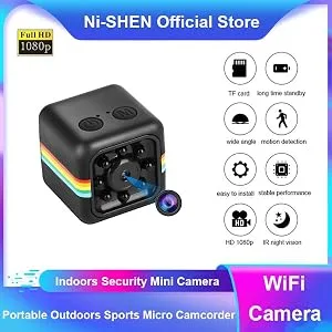 WiFi Wireless Camera Mini Hidden Spy Home Security Camera Small Cam,Home Camera for Pet/Baby,Outdoor/Indoor Camera Wireless,for Mobile Phone Applications in Real Time - shoutu dsd