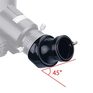 SVBONY Diagonal Adapter Zenith Diagonal Mirror Prism 1.25inch 45 Degree Erecting Prism Optical Prism Inside for Astronomical Telescope Eyepiece - zenith mirror zenith mirror diagonal adapter diagonal mirror