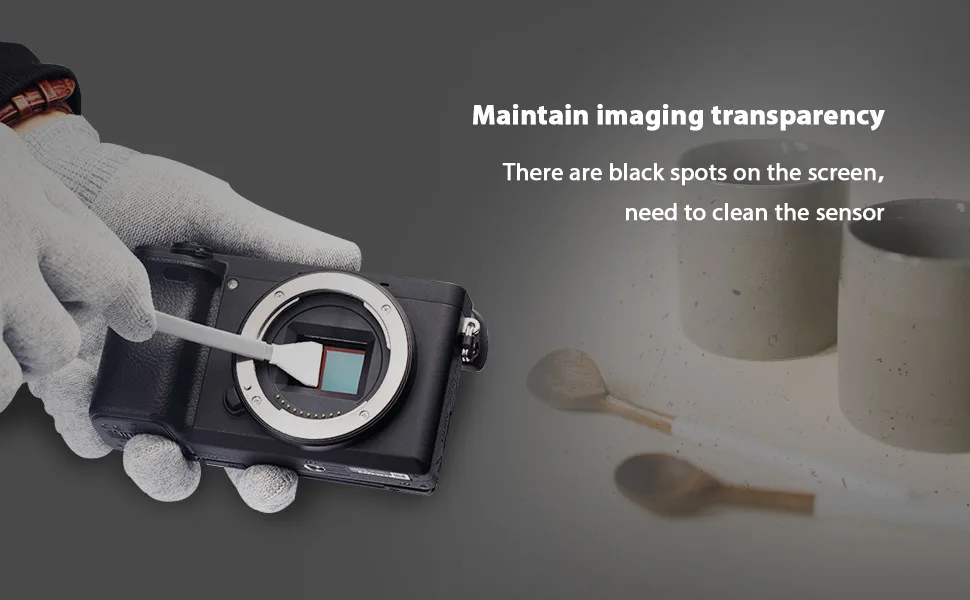 VSGO VS-S02-E APS-C Digital Camera Sensor Cleaning Kit Clean Swab  10 with Sensor Cleaner Solution for Nikon Canon DSLR Cleaning - vsgo sensor cleaning kit