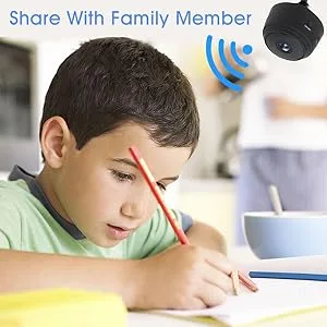 Secret Camera Spy Camera WiFi Home Security Camera Mini Hidden Camera with Audio Live Feed Motion Detection Night Vision Video Record Playback Phone App Control for Nanny Cam/Pet Camera/Car Camera - wifi cam