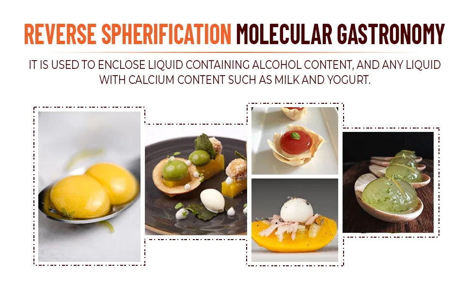 Reverse Spherification Value Kit  4-oz. Sodium Alginate Combined with Calcium Lactate Gluconate - Reverse Spherification
