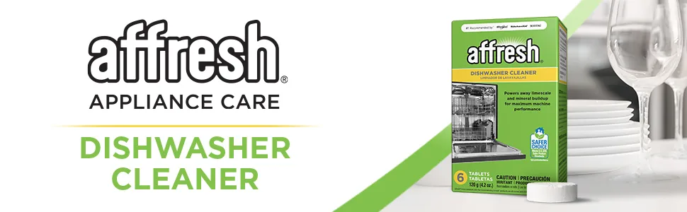Affresh Dishwasher Cleaner, Helps Remove Limescale and Odor-Causing Residue, 12 Tablets (2 Pack) 12 Tablets Dishwasher Cleaner - affresh dishwasher cleaner 6 ct