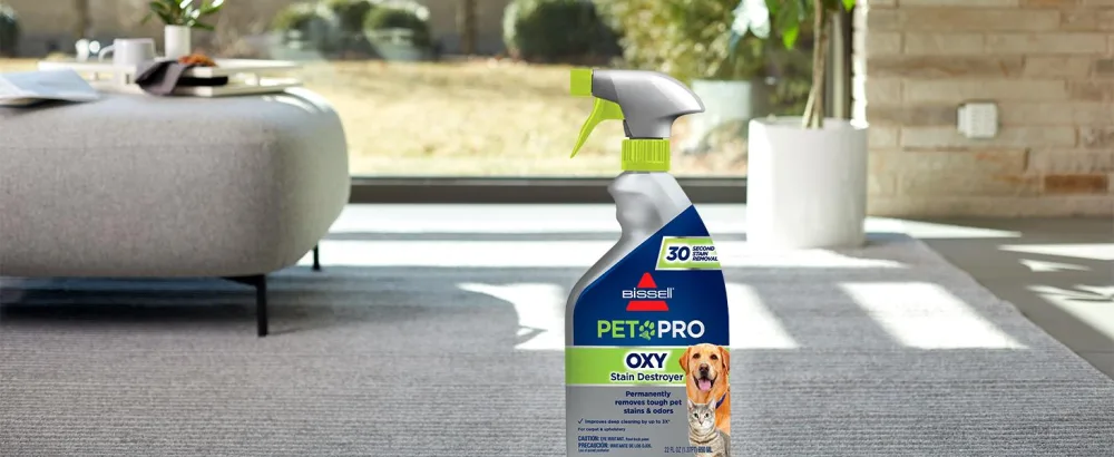 BISSELL PET PRO OXY Spot & Stain Formula for Portable Carpet Cleaners, 32 oz, 2034 - oxy spray