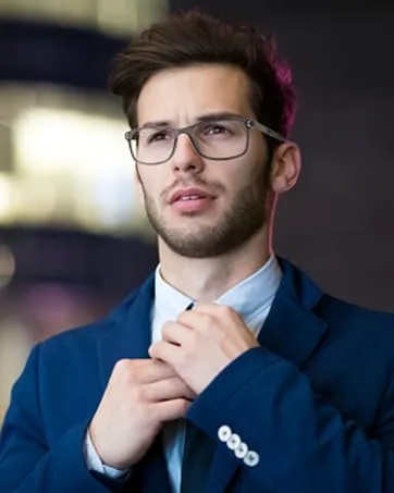 CARA 2 Pack Progressive Multifocus Reading Glasses, Flexible Lightweight TR90 Frame Blue Light Blocking Computer Readers, Workspace for Near Range (C1, 2.00) Workspace for Near Range-c1 2.0 Diopters - Progressive Reading Glasses Men, Mens Progressive Reading Glasses, Progressive Readers