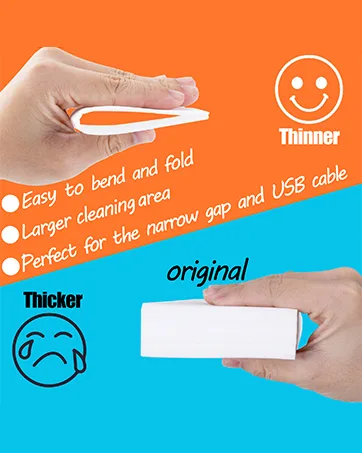 100 Count Magic Sponge Eraser Sheets Disposable Magic Sponge Eraser Thin Nano Cleaning Sheets Thin Magic Sponge Eraser Wipes Sheets Clean Sheets for Hard-to-Reach Places 96 - super thin