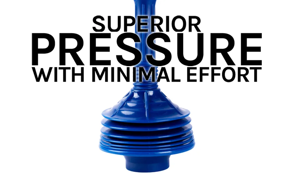 JS Jackson Supplies Universal Black Plastic Drip Tray for Toilet Plunger - Superior Pressure plunger