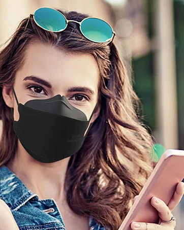 KIMARS KN95 Face Masks 50 Pack, Breathable Comfortable and Disposable KN95 Mask, Black Adult Black 1 Count (Pack of 50) - product information 4