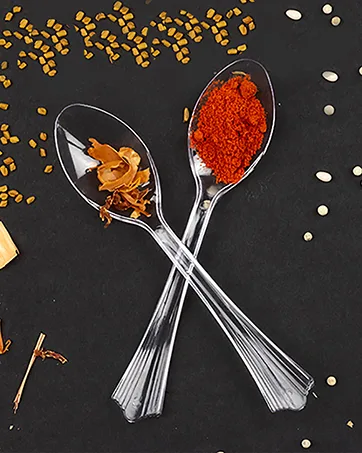 Lonezo 150 Count Plastic Spoons Clear Spoons Plastic Disposable Eco Friendly Disposable Spoons Shatter Resistant Plastic Spoons Heavy Duty Plastic Cutlery Clear Spoons 150 - Plastic Spoons