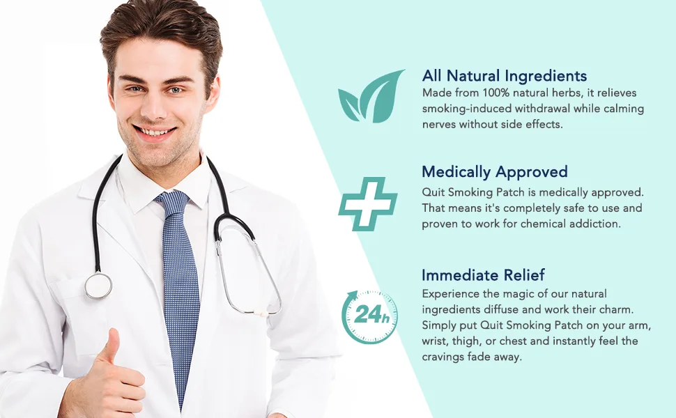 21mg Step 1 Smoking Aid Stop Smoking Patch Easy and Effective to Help Quit Smoking, Safety Anti-Smoking Stickers Stop Smoking Aid, 30 Count, 24H Delivered - anti smoke patch smoking aid stop smoking patch quit smoking aids