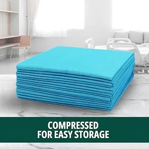 MED PRIDE Disposable Underpads for Incontinence & Bed Protection 15-Pack - Ultra Soft & Absorbent Bed Wetting Protection Pads- 45g Leakproof Pee Pads Bed Liners for Seniors, Adults & Kids- 23x36 - product information 5