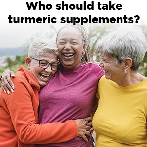 Nature Made Turmeric Curcumin 500 mg, Herbal Supplement for Antioxidant Support, 120 Capsules, 120 Day Supply 120 Count (Pack of 1) - Photograph stating who should take a turmeric supplement