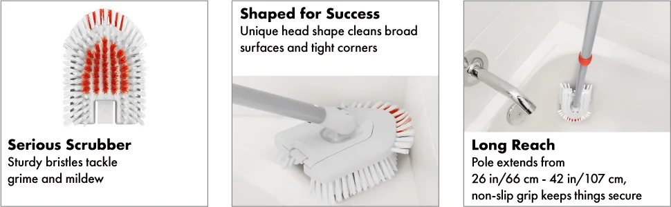 OXO Good Grips Extendable Tub & Tile Brush - OXO Good Grips Extendable Tub & Tile Brush
