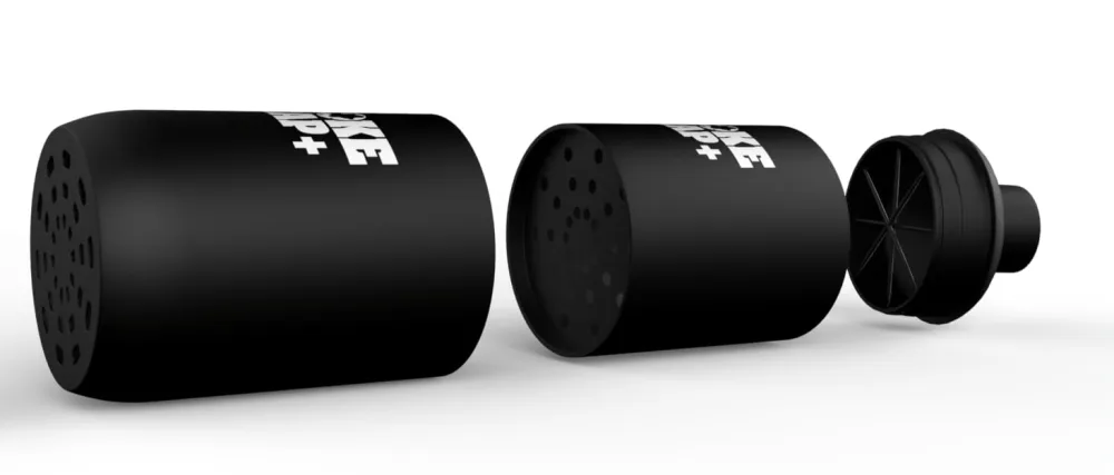 Smoke Trap + | Personal Air Filter (Sploof) - ECO Replaceable Filters - Long Lasting Smoke Filter 500+ Uses With Easy Exhale - Filters Have Zero Plastic Waste - (Black) - smoke trap + sploofy sploof smoke filter personal air filter smokebuddy