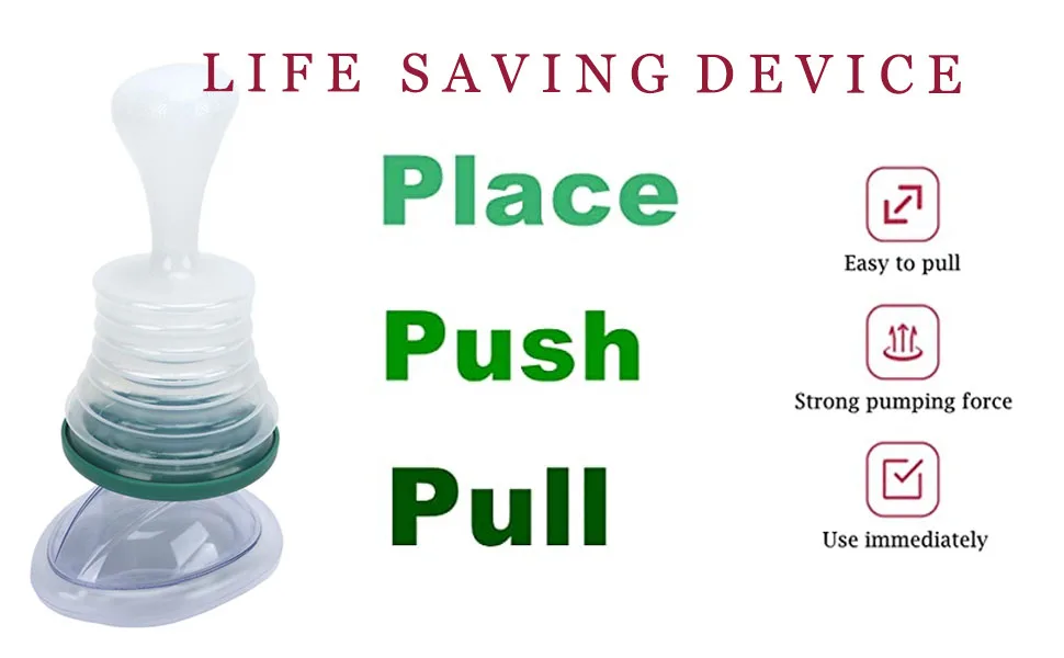 Choking Rescue Device, Portable Choking Emergency Device for Removing Blocked Objects, First Aid Choking Device Tool for Adult and Children - Life saving device