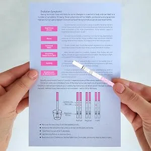 Testic 75 Ovulation LH Test Strips Predictor Kit Urine Home Tests Cosmetic Bag - Ovulation test