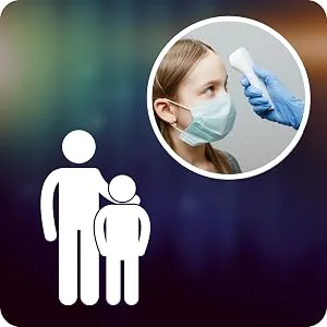 Vive Forehead Thermometer - Infrared Temperature Temporal No Touch Termometro for Adults and Kids - Touchless Digital Sensor - Non-Contact Temporal Artery Fever Indicator - Instant Read - Non Contact Thermometer - Infrared Forehead Indicator for Adults and Kids - Touchless Digital Sensor