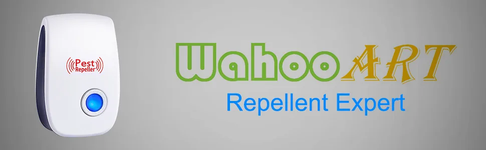 WahooArt Ultrasonic Pest Repeller 6 Packs, Electronic Plug in Sonic Repellent pest Control for Bugs Mice Insects Spiders Mosquitoes - product information 1