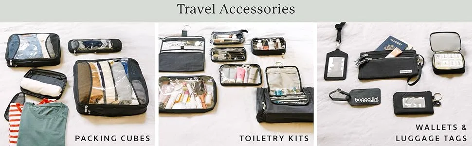 Baggallini Pet Pouch One Size Black - Get matching packing cubes, toiletry kits, wallets, and luggage tags