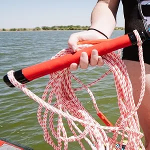 Airhead Water Ski Rope with EVA Grip, 1 Section, 75-Feet - Secure and Comfortable Hold 2