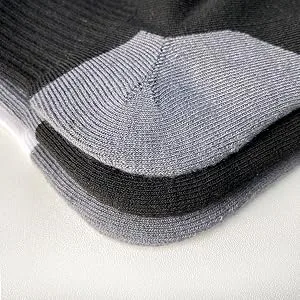 APTYID Men's Ankle Socks Quarter Running Athletic Cushioned 6-Pairs 9-12 6 Pairs Black - moisture wicking socks