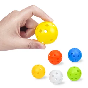 50 Pack Plastic Golf Balls Practice Limited Flight Golf Training Ball Hollow Swing Practice Indoor Golf Balls with Mesh Drawstring Bag for Backyard Driving Range or Outdoor Green - golf practice balls plastic