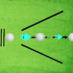 BNT Golf Training Mat, Swing Detection Batting, Analysis & Correct Your Swing Path, or Golf Hitting Mat, Turf Golf Mat with Shock Absorbent Rubber Soft Base, Golf Practice Grass Mat for Indoor/Outdoor New style with fixing holes - Golf Training Mat
