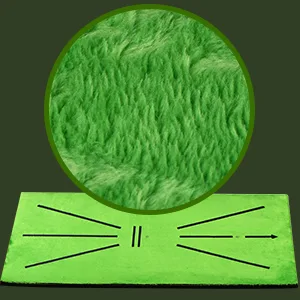BNT Golf Training Mat, Swing Detection Batting, Analysis & Correct Your Swing Path, or Golf Hitting Mat, Turf Golf Mat with Shock Absorbent Rubber Soft Base, Golf Practice Grass Mat for Indoor/Outdoor New style with fixing holes - Golf Training Mat