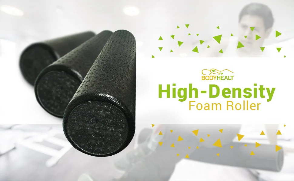 BodyHealt High Density Foam Roller - Half Foam Roller, Foam Roller for Pysical Therapy & Exercise. Density Foam Roller, Foam Rollers for Muscles Deep Tissue. Foam Roller, Half Round Foam Roller - 6X12 6" x 12" Half-round - product information 1